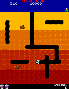 挖金子 (Atari, 修正版 1) digdugat1.zip