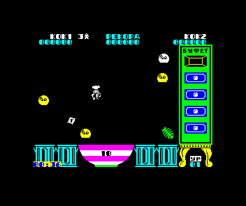 天才厨师 (Arcade multi-game 盗版自 ZX Spectrum 'Cookie', 'Jetpac' & 'Pssst') kok.zip