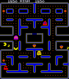 小精灵 Pac-Man (小蜜蜂 硬件, 第 1 套) pacmanbl.zip