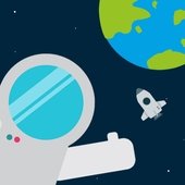 太空中迷路的宇航员