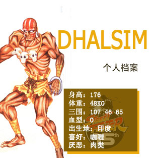 少年街霸2Dhalsim人物介绍