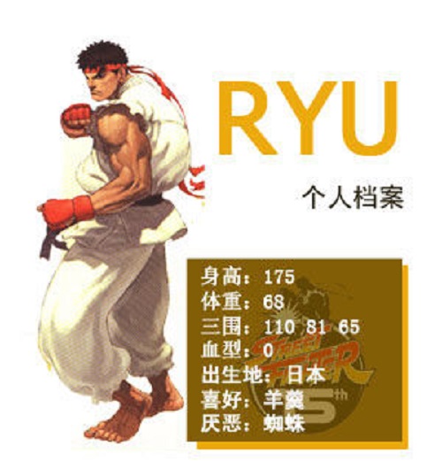 少年街霸2隆人物介绍