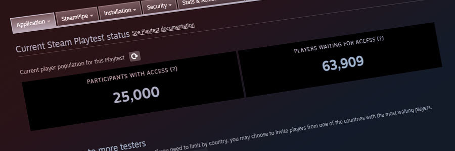 Steam游戏测试功能现已完整发布 无需邮件、序列号即可邀请玩家