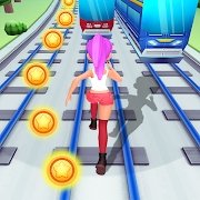 无尽的地铁公主跑步