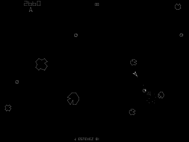 太空岩石 (西班牙版 clone of Asteroids) spcrocks.zip