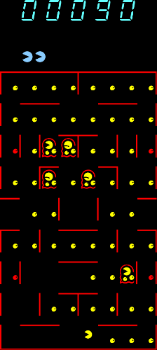 小精灵 Pac-Man (Coleco, 修正版. 29) cpacman.zip