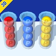 彩色冒泡排序3D