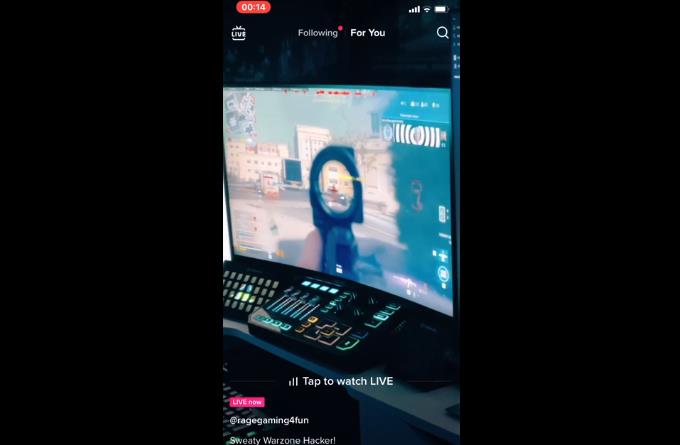公开挑衅反作弊系统 《战区》玩家在TikTok上直播开挂过程