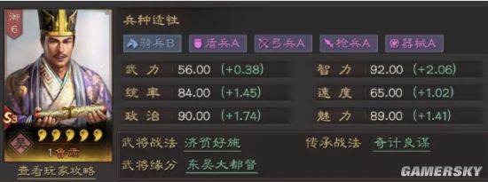 《三国志战略版》鲁肃全方位解析 肉队第一神辅助
