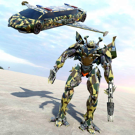 豪华轿车飞行机器人  V