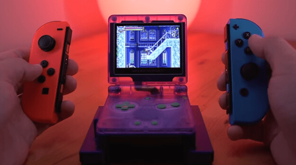 高玩将GBA打造成“Switch”完美接续Joy-Con支持电视输出