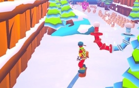 下雪滑雪板大师3d