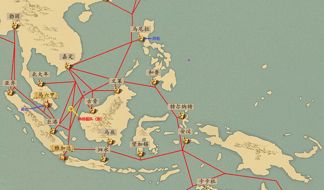 梦回大航海国家队位置在哪 梦回大航海全地图详细标注