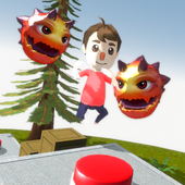 点击按钮3D