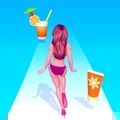 小姐姐沙滩漫步游戏