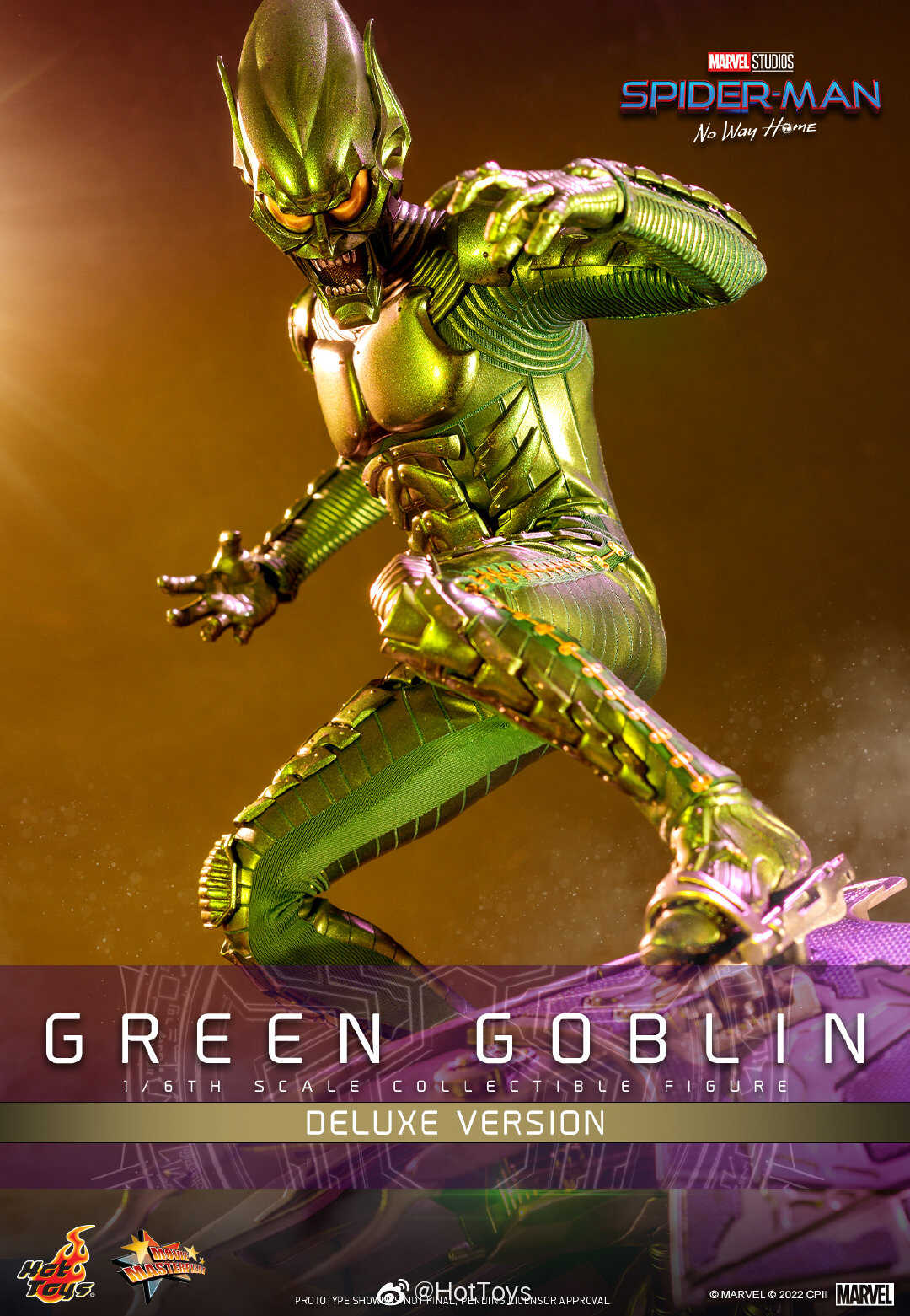 Hottoys《蜘蛛侠：英雄无归》绿魔1/6人偶 售价1780元起