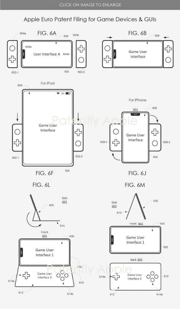 iPhone/iPad游戏手柄专利曝光：三种设计 神似NS