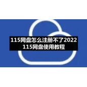 115网盘怎么注册不了2022-115网盘使用教程