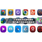 不受限制浏览器有哪些（2022国内最开放的浏览器推荐）