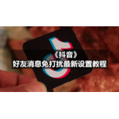 《抖音》好友消息免打扰全新设置教程