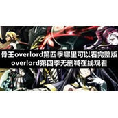 骨王overlord第四季哪里可以看完整版-overlord第四季无删减在线观看
