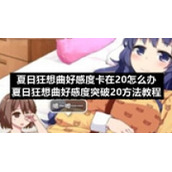 夏日狂想曲好感度卡在20怎么办-夏日狂想曲好感度突破20方法教程