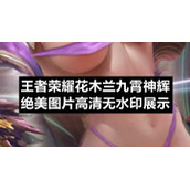 王者荣耀花木兰九霄神辉绝美图片高清无水印展示