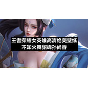 王者荣耀女英雄高清绝美壁纸不知火舞貂蝉孙尚香