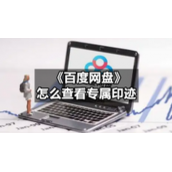 《百度网盘》怎么查看专属印迹