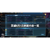 《灵墟》8月1日更新了什么？8月1日更新内容一览