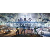 和平精英怎么设置团团语音包