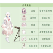 《奇迹暖暖》空寂星夜搭配攻略