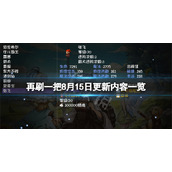 《再刷一把》8月15日更新了什么？8月15日更新内容一览