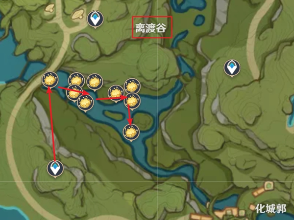 原神月莲收集路线推荐