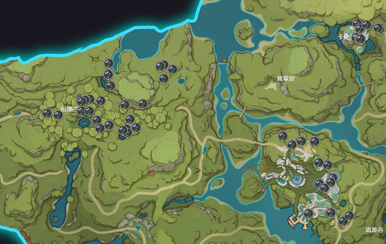 原神帕蒂莎兰分布图介绍