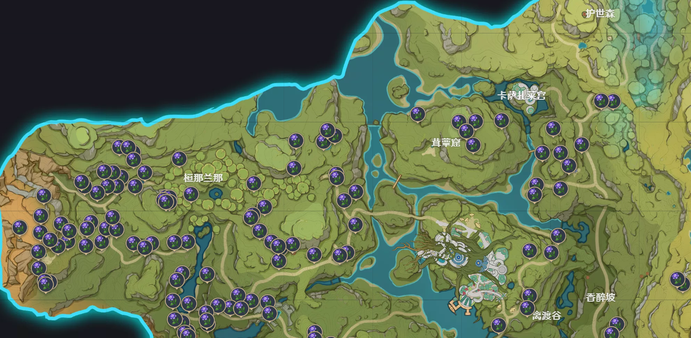 原神须弥蔷薇分布大全