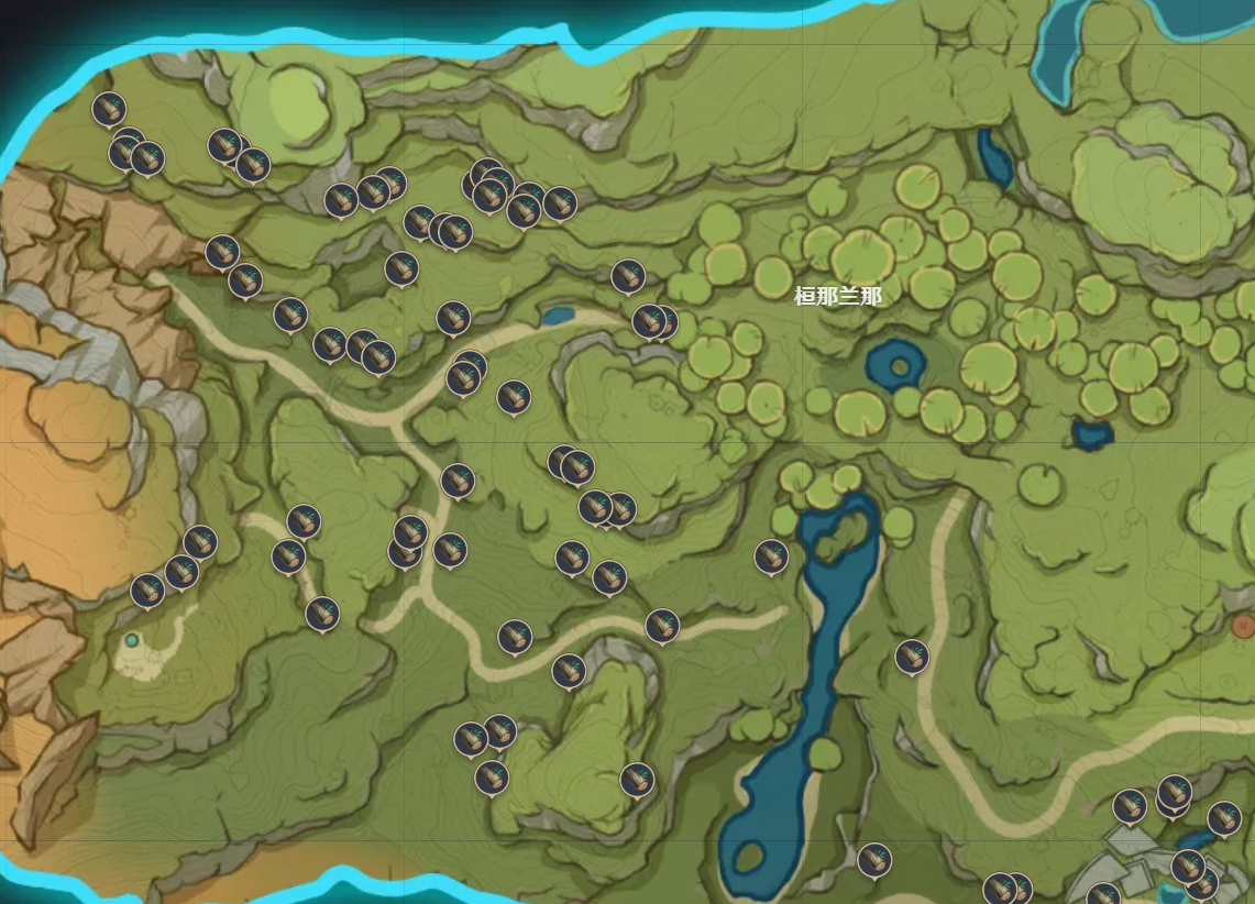 原神证悟木分布图