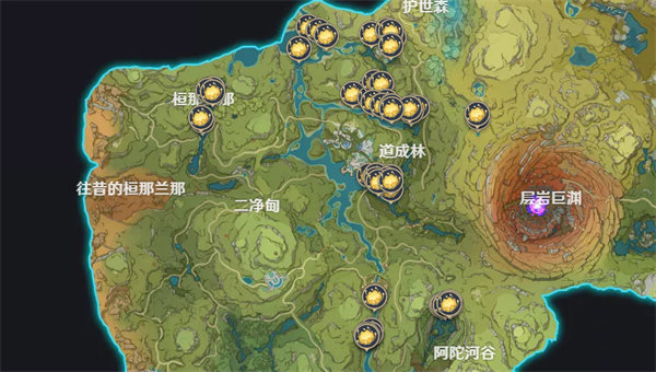 原神月莲分布位置在哪里