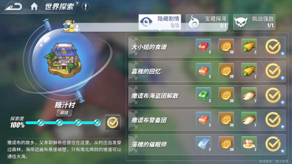 热血航线撒谎布的宝藏位置