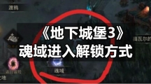 《地下城堡3》魂域进入解锁方式