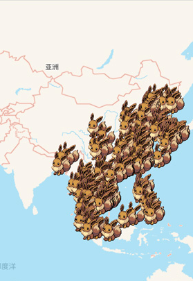 口袋妖怪go伊布高效率抓捕位置分享