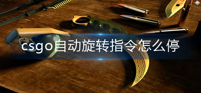 csgo自动旋转指令怎么停