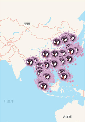 口袋妖怪go鬼斯高效率抓捕位置分享