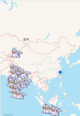 口袋妖怪go小海狮高效率抓捕位置分享