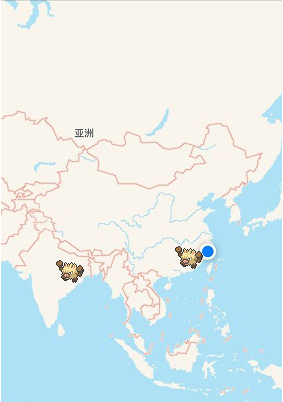 口袋妖怪go火暴猴高效率抓捕位置分享