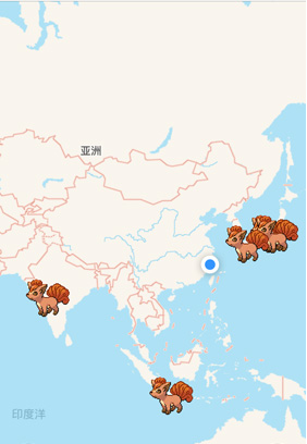 口袋妖怪go六尾高效率抓捕位置分享