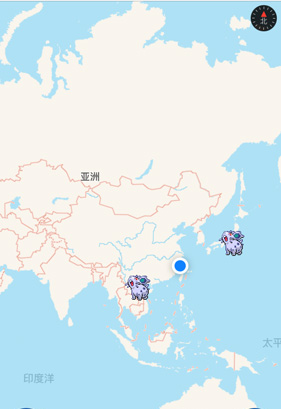 口袋妖怪go尼多兰高效率抓捕位置分享