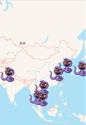 口袋妖怪go阿伯怪高效率抓捕位置分享