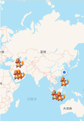 口袋妖怪go小火龙高效率抓捕位置分享