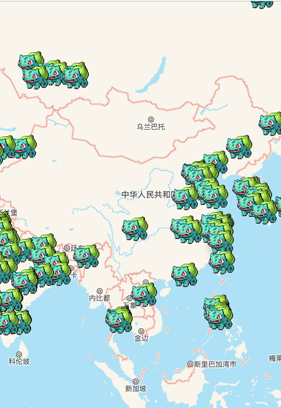 口袋妖怪go妙蛙种子高效率抓捕位置分享